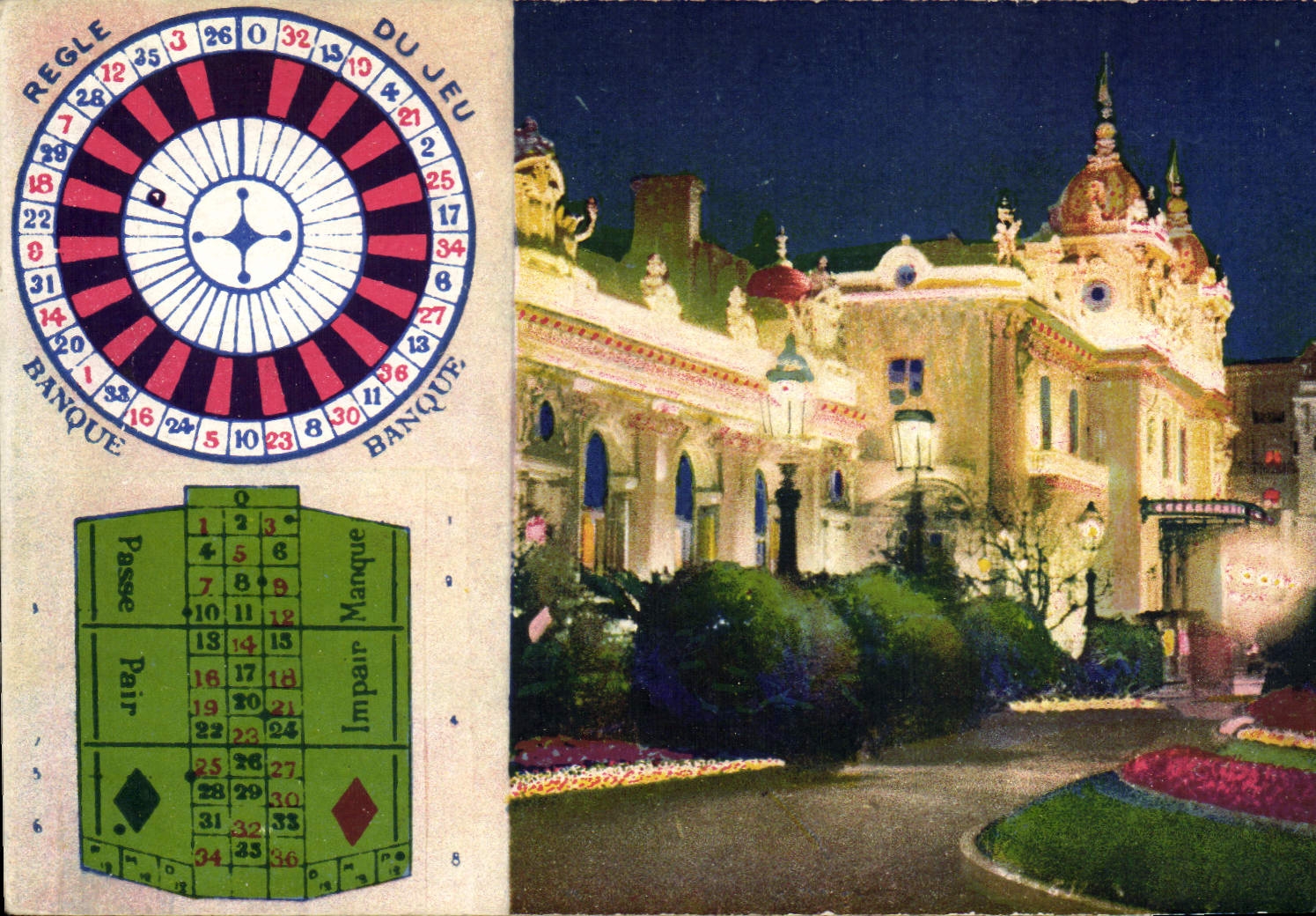 Modern Postcard Monte Carlo Casino the casino and the caster