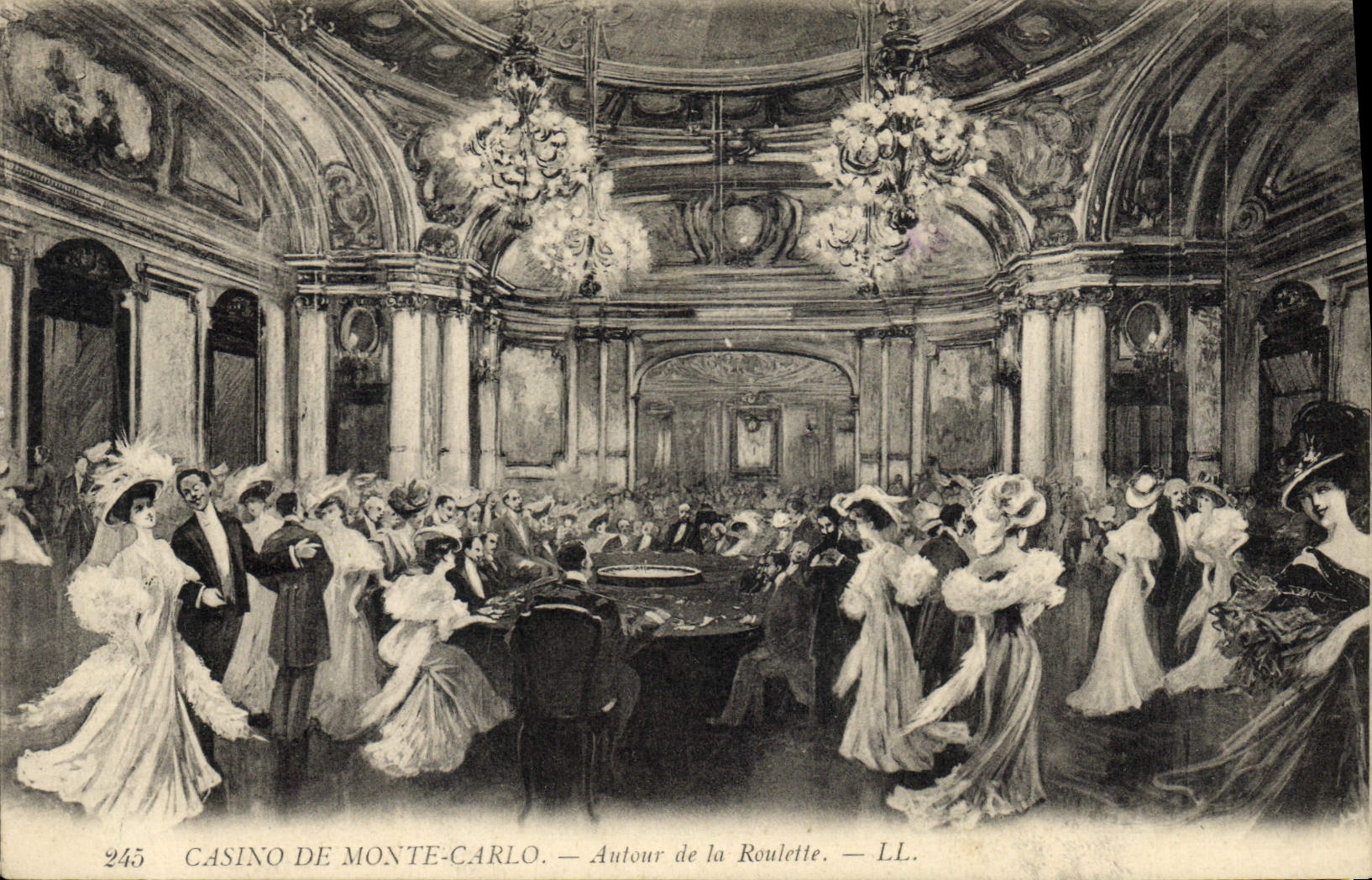CPA Casino Monte Carlo Autour de la roulette 