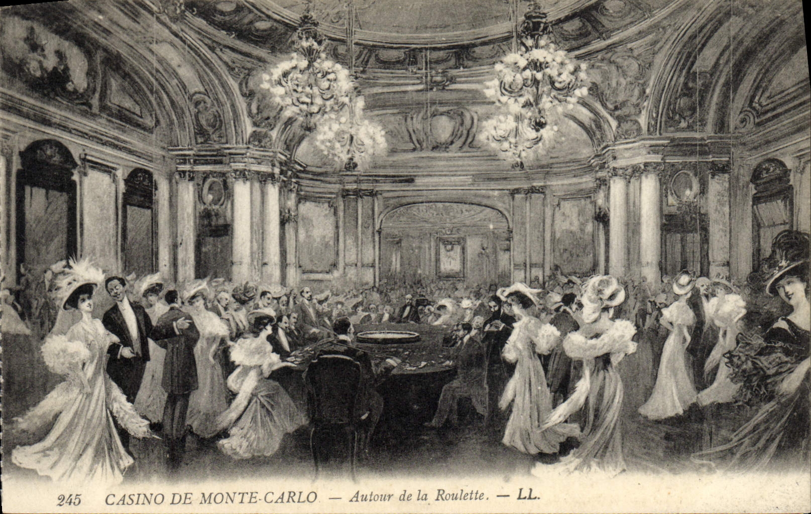 CPA Casino Monte Carlo Autour de la roulette 