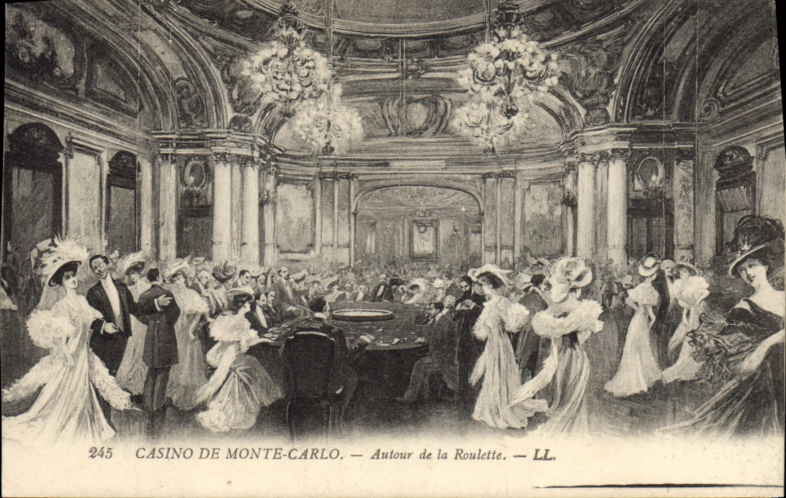 CPA Casino Monte Carlo Autour de la roulette 