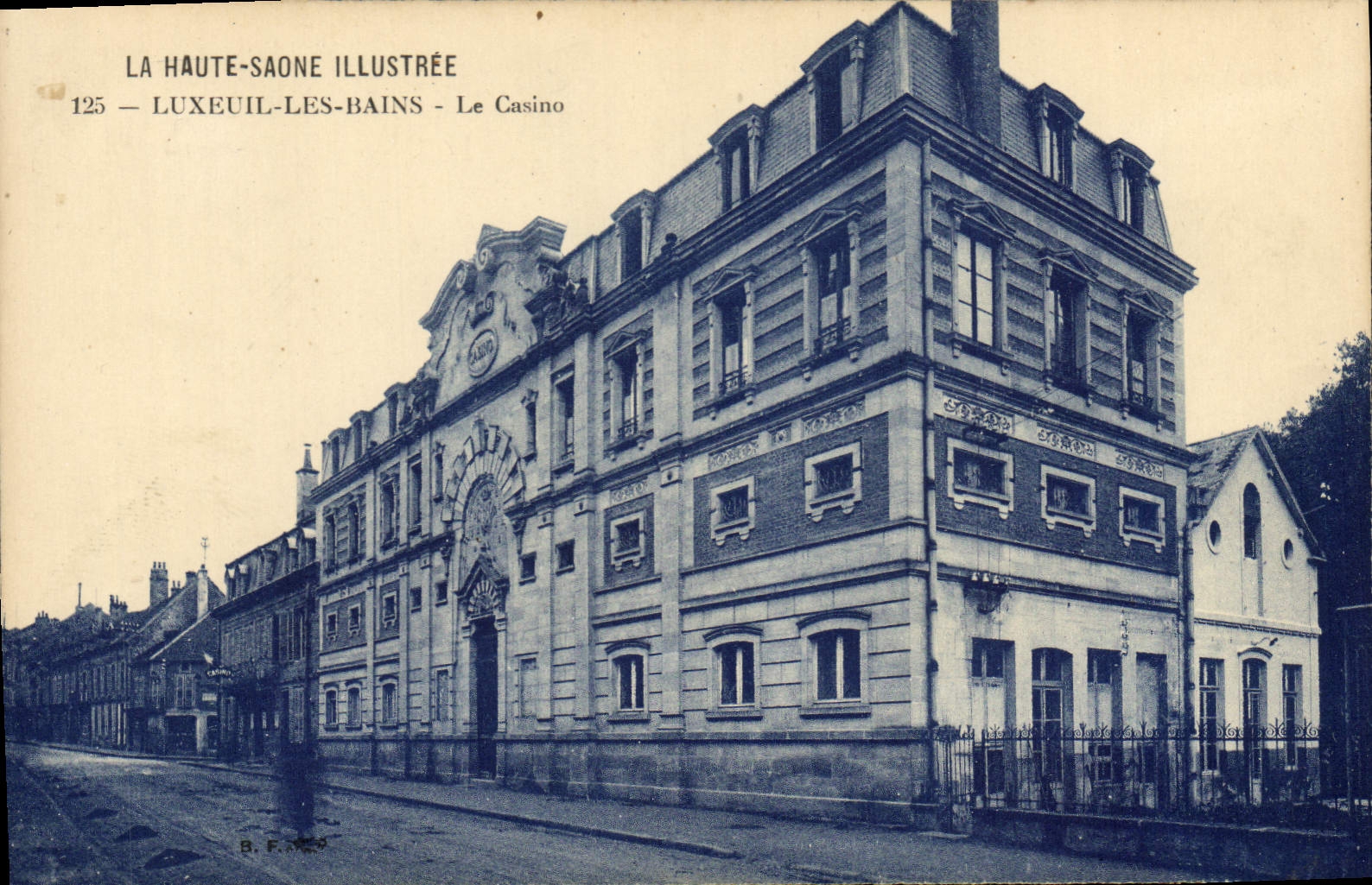 Vintage Postcard Luxeuil Casino Baths