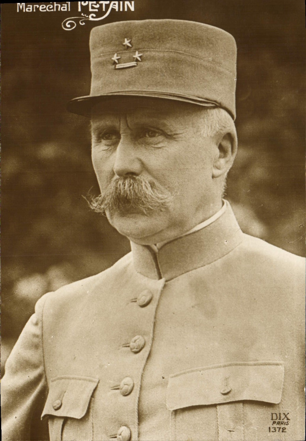 CPA Militaria Marechal Petain 