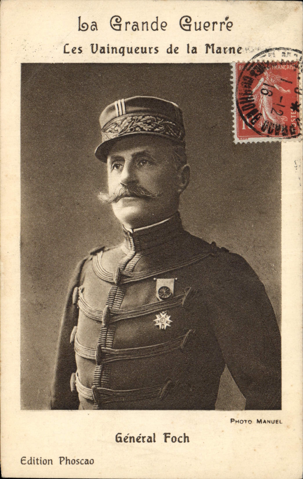 CPA Militaria General Foch 