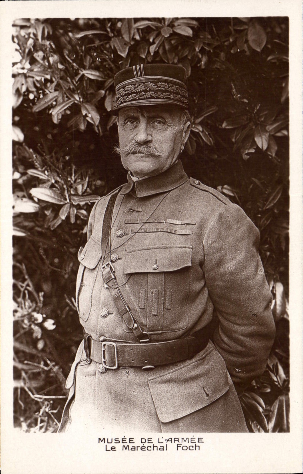 Vintage Postcard Militaria Paris Museum of the army Foch Marshal