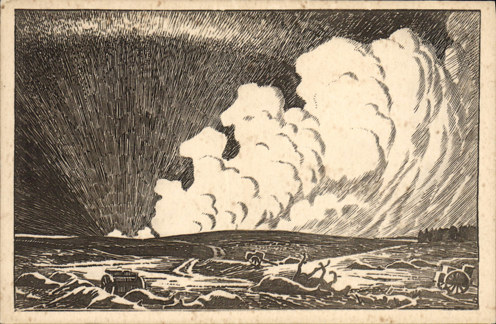 CPA Militaria Croix Rouge