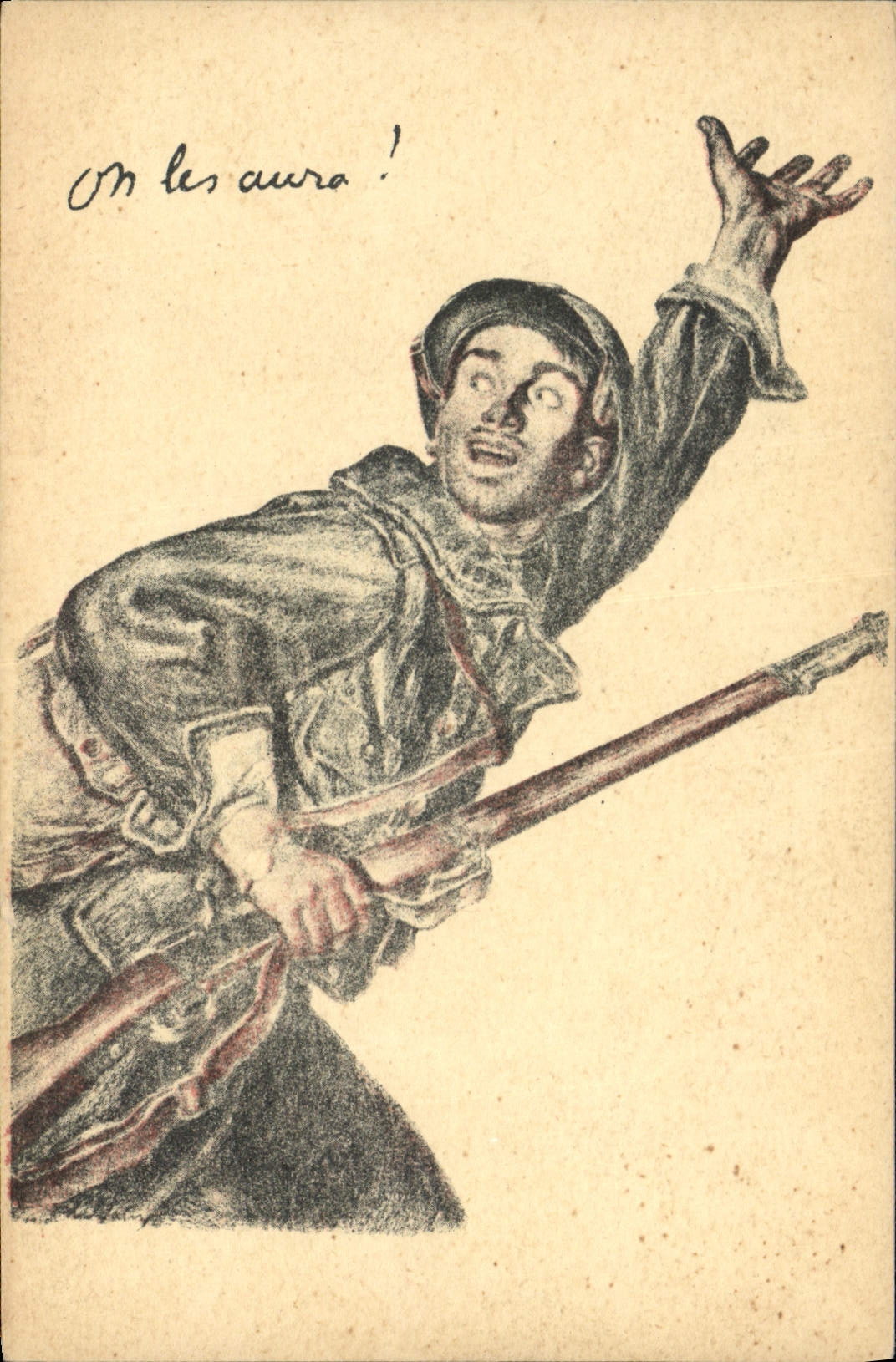 CPA Militaria On les aura ! 