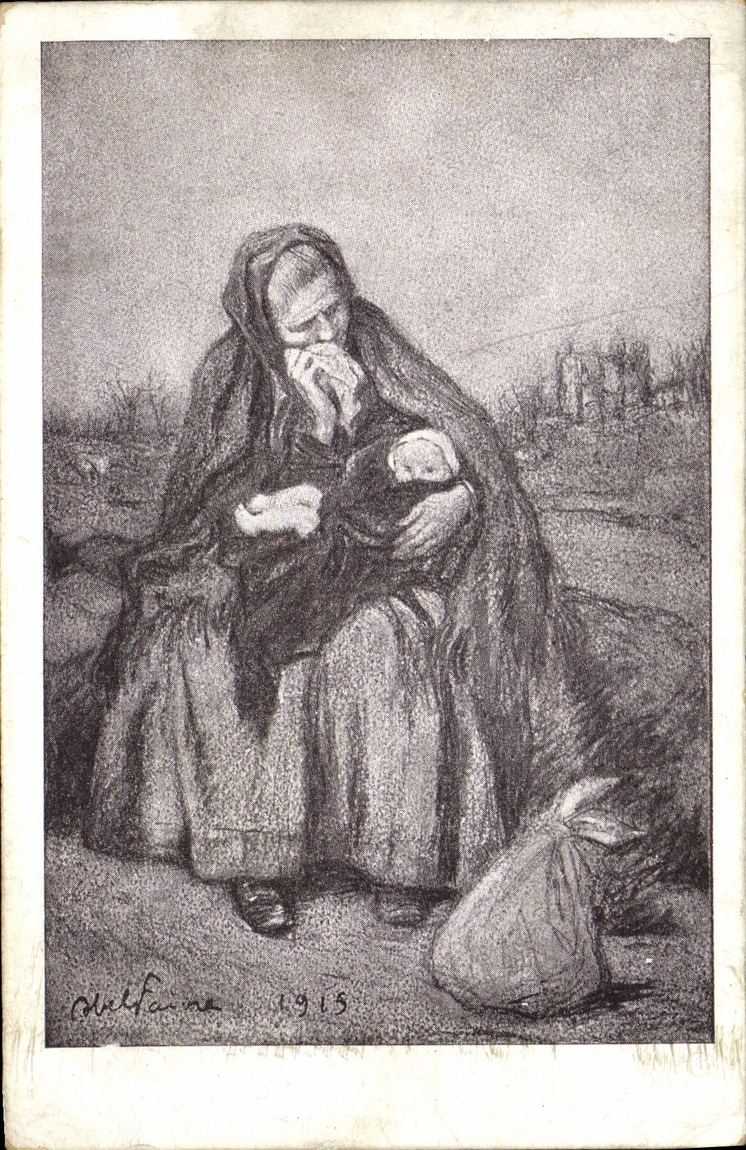 CPA Militaria Secours National 