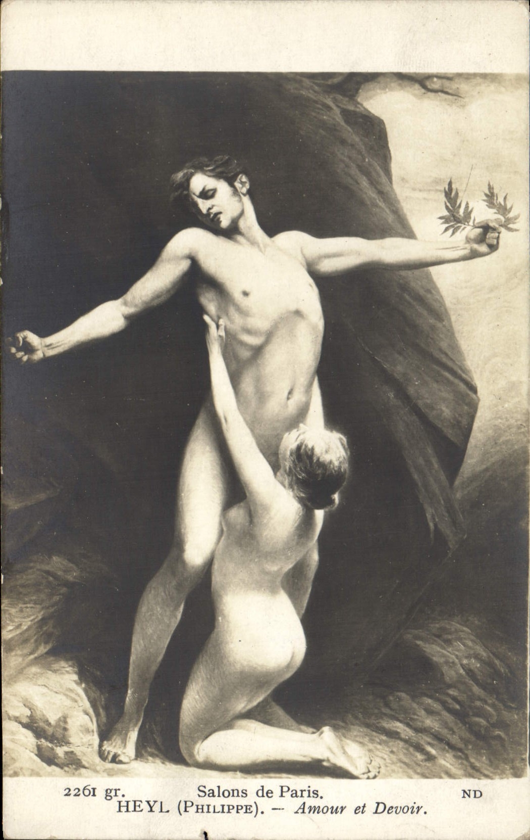 CPA Salons de Paris HHeyl Amour et devoir 