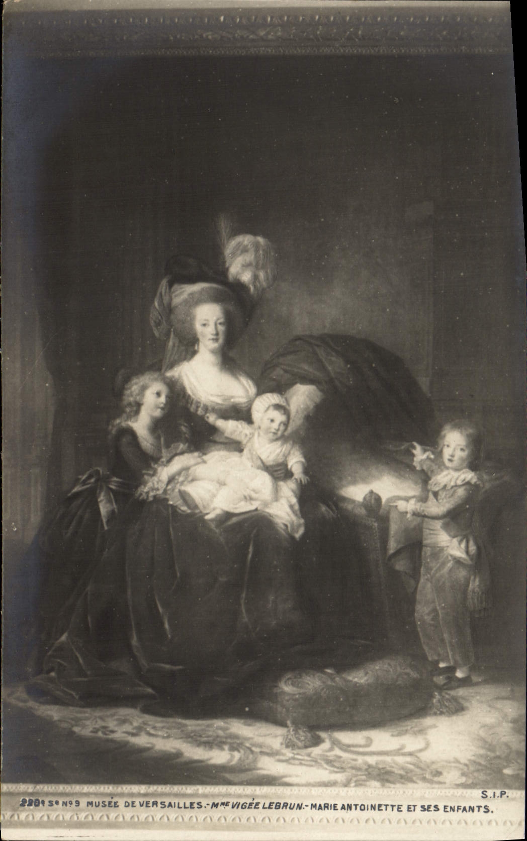 CPA Musee de Versailles Vigee Lebrun Marie Antoinette et ses enfants 