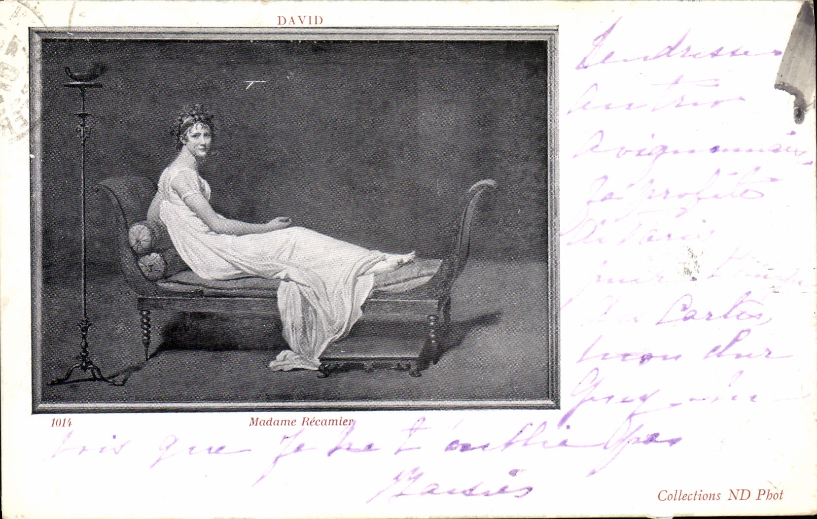 CPA David Madame Recamier 