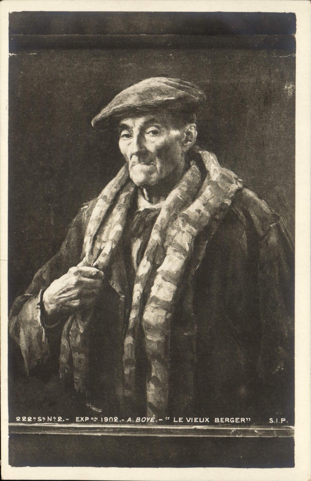 CPA Exposition 1902 Boye Le vieux berger 