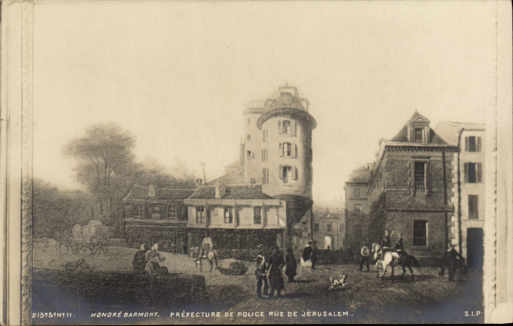 CPA Hondre Barmont Prefecture de Police Rue de Jerusalem
