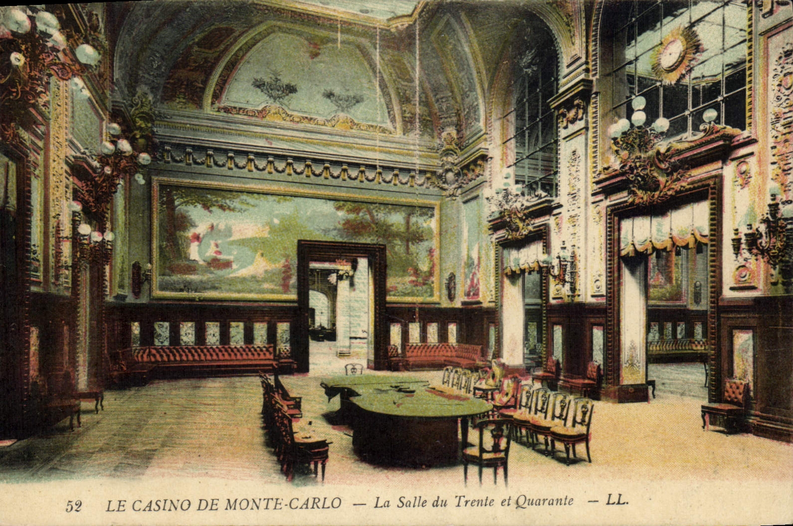CPA Casino Monte Carlo La salle de Trente et Quarante 