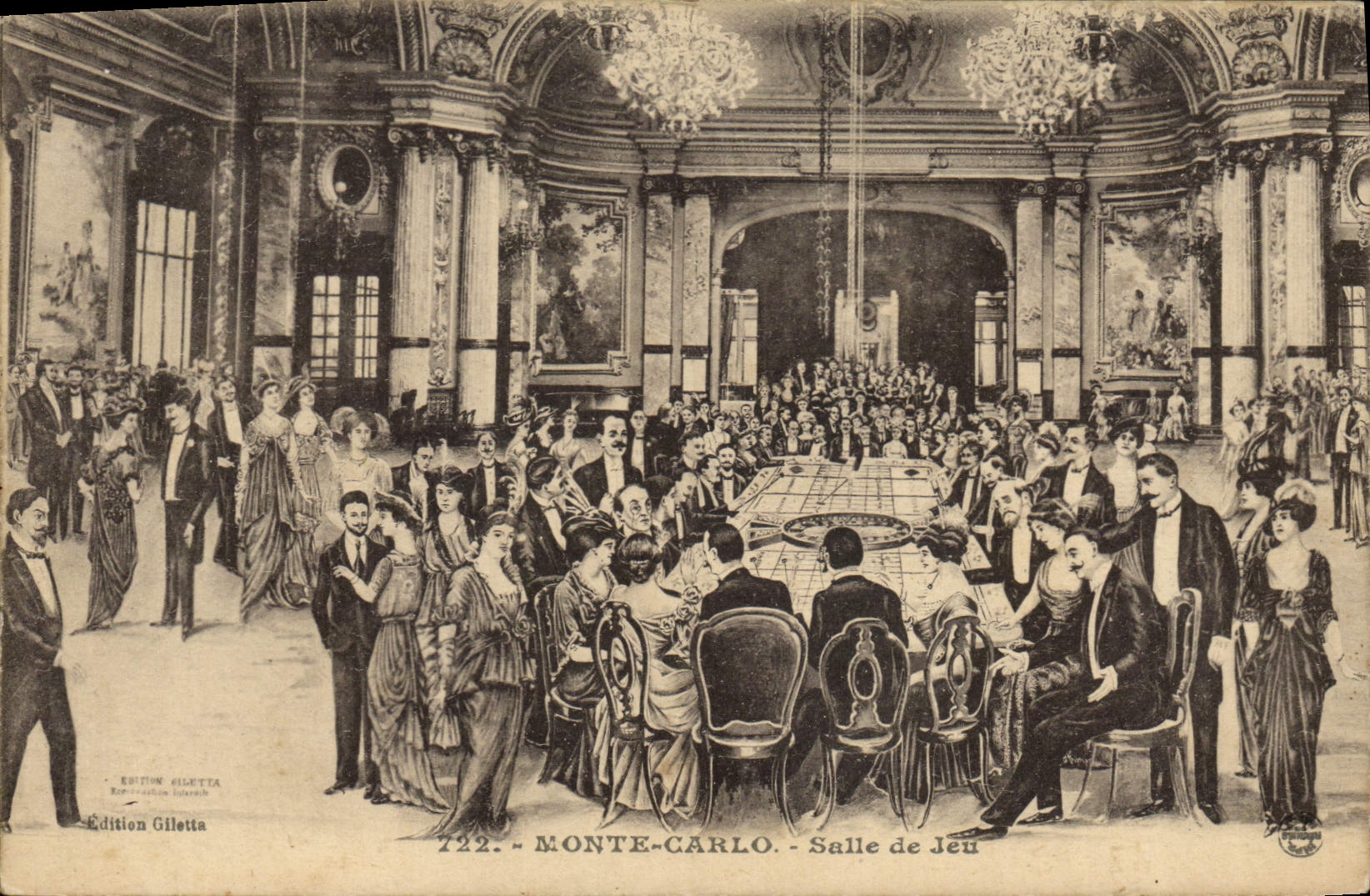 CPA Casino Monte Carlo Salle de jeu 