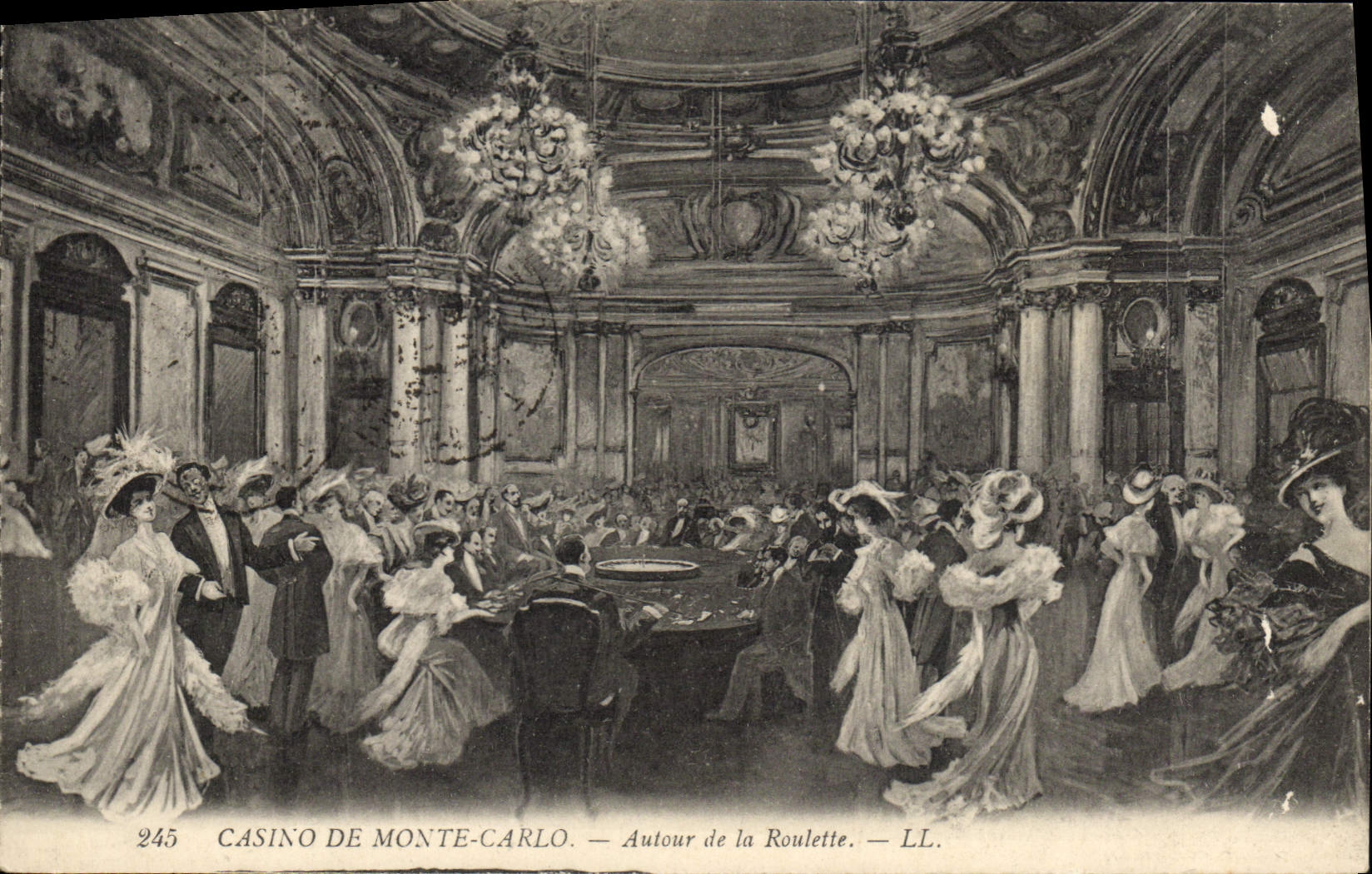 CPA Casino Monte Carlo Autour de la roulette 