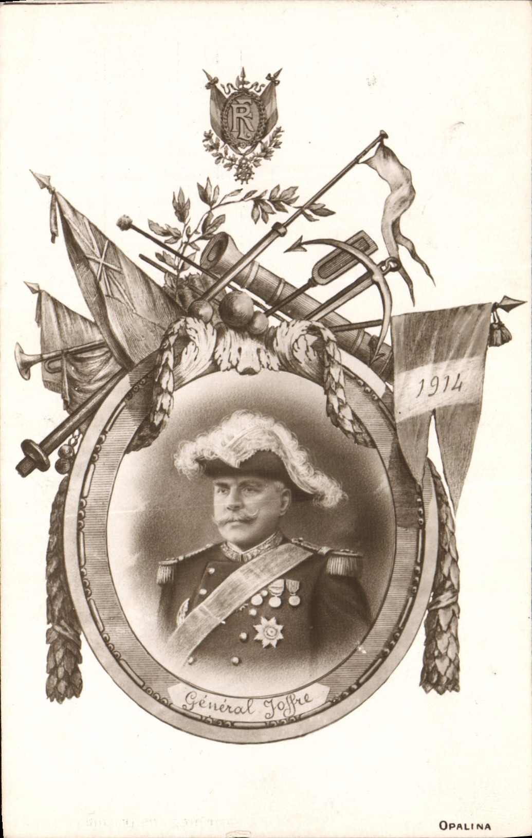 CPA Militaria General Joffre 
