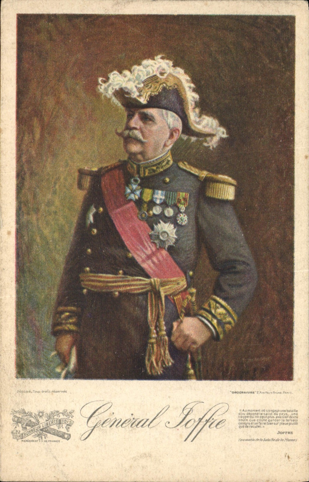 Postal Militaria París Fiestas de la Victoria