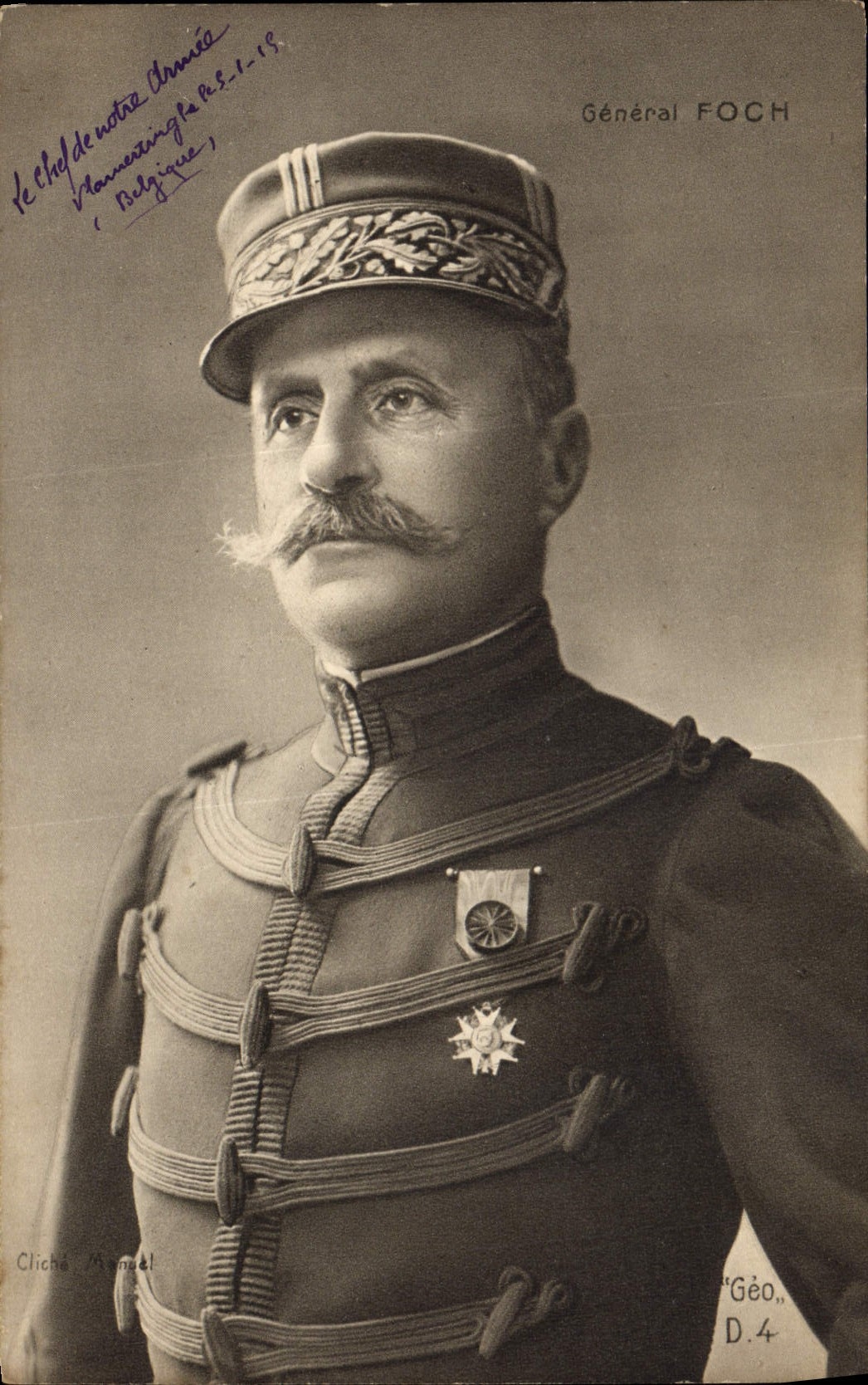 CPA Militaria General Foch 