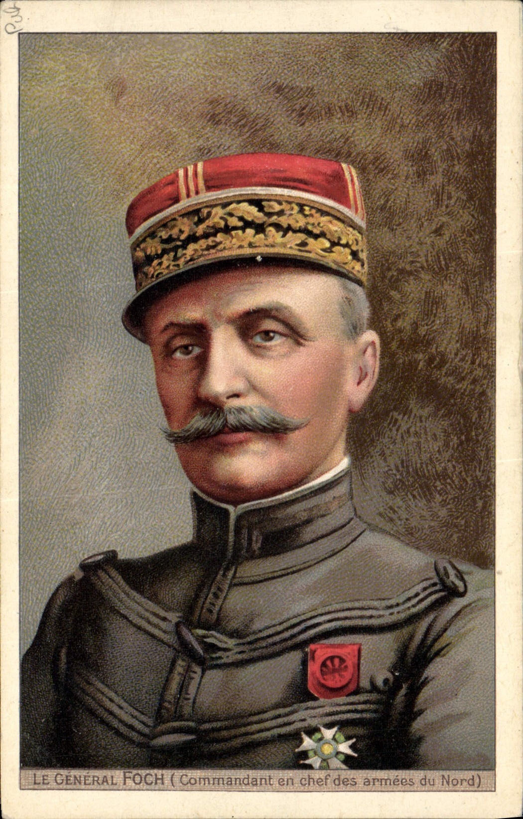 Postal Militaria General Foch Solución Pantauberge Calle de Constantinopla París