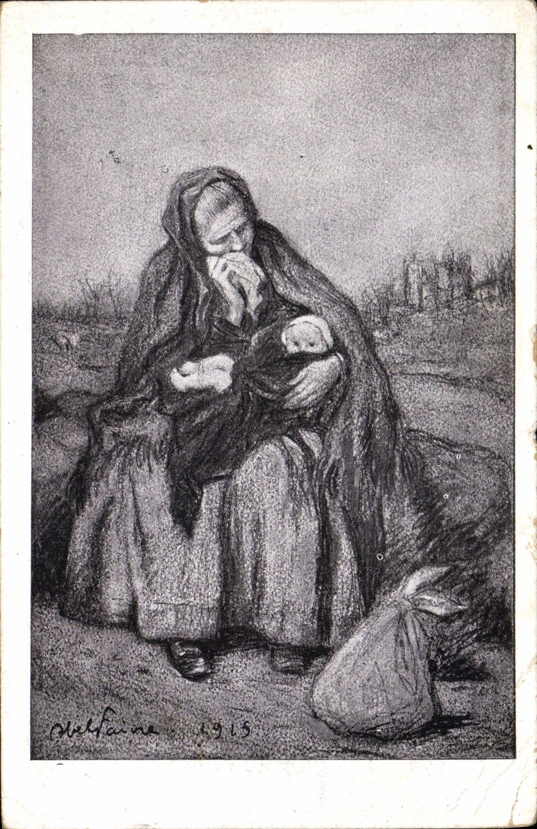 CPA Militaria Secours National 