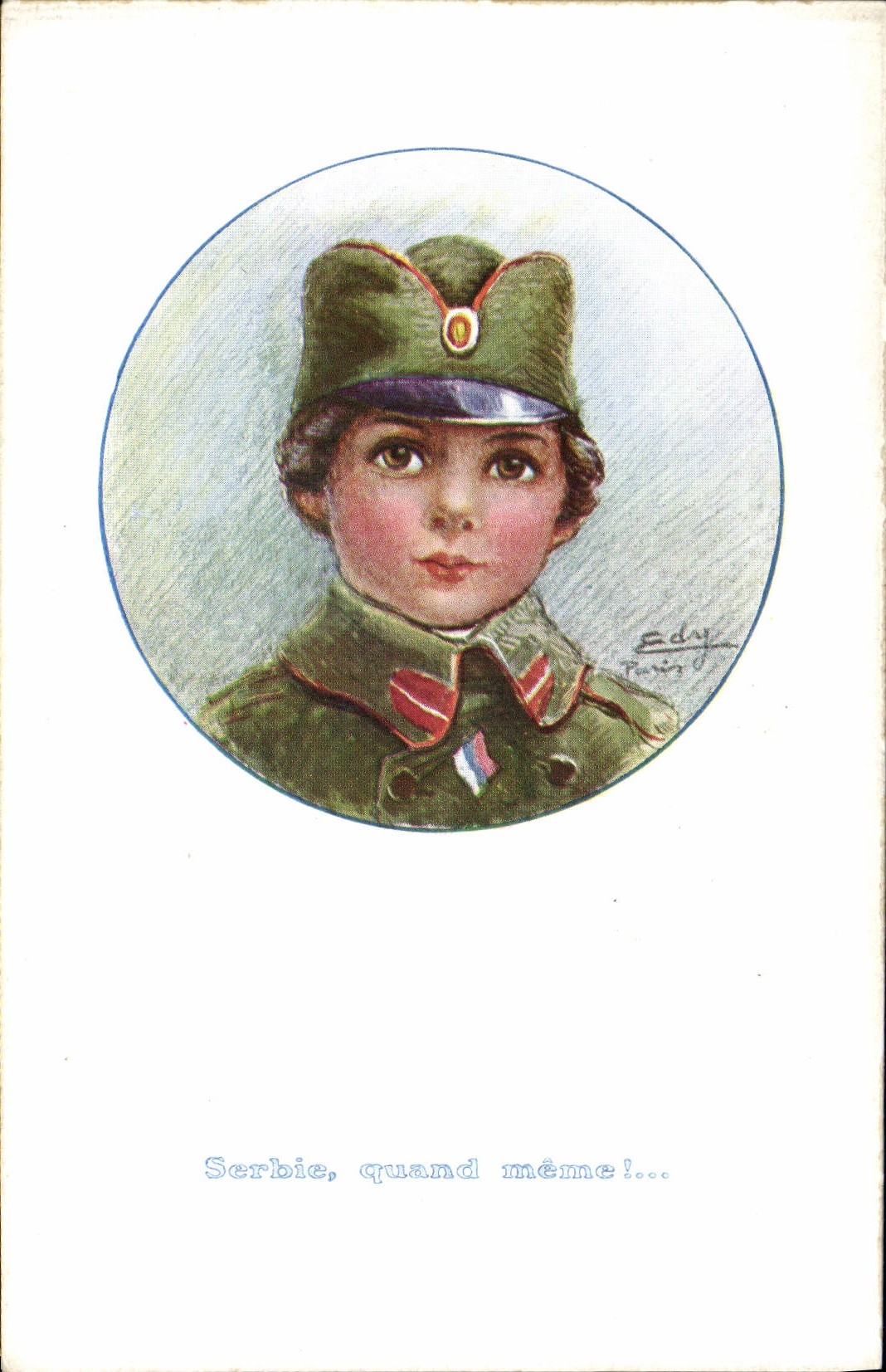 CPA Militaria Serbie quand meme Serbia 