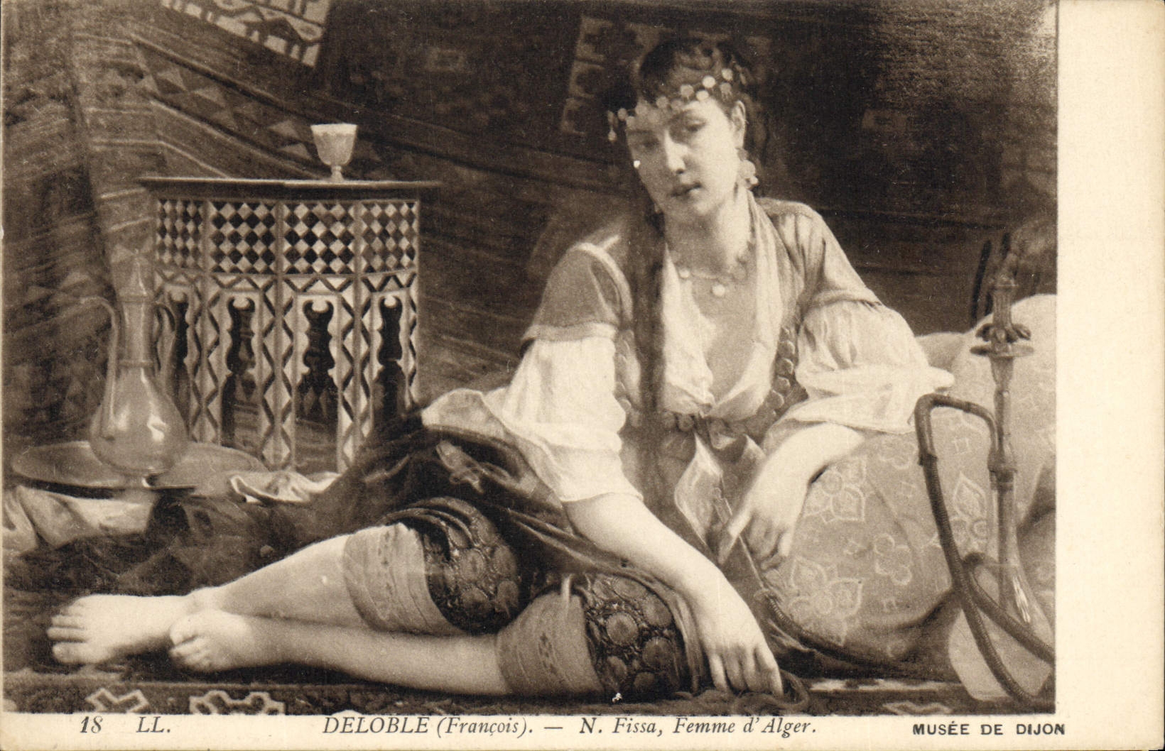 CPA Deloble Fissa Femme d'Alger musee de Dijon 
