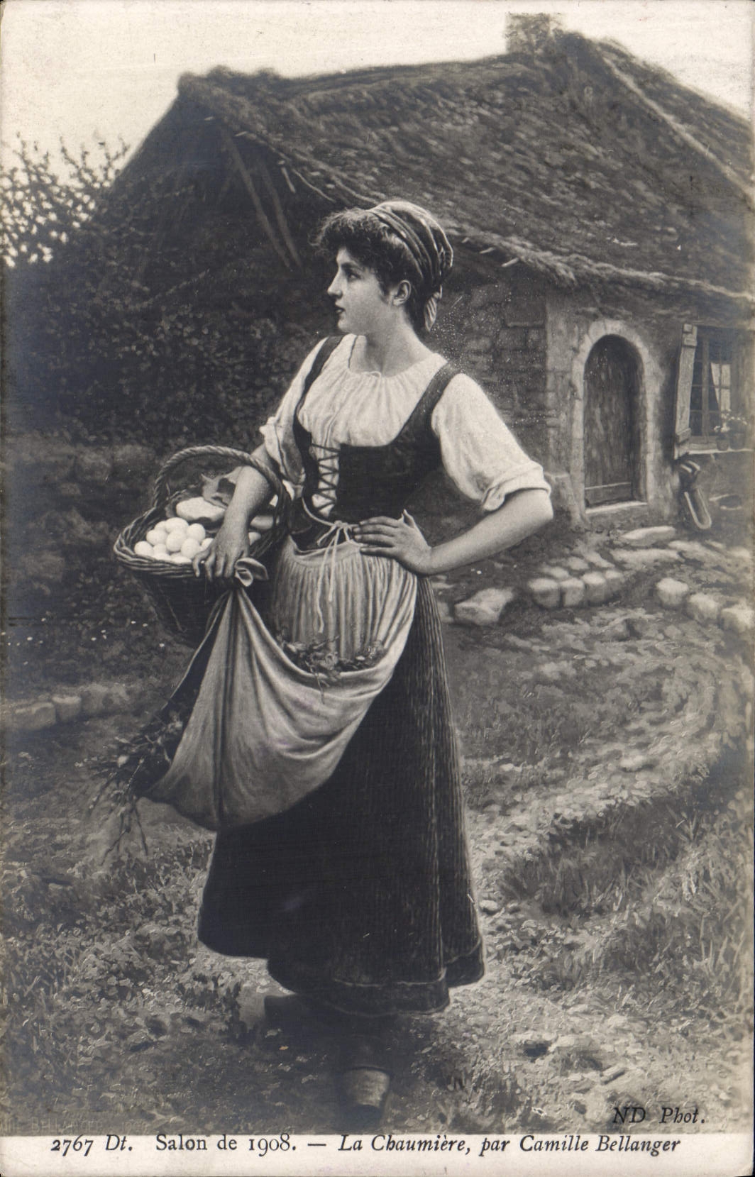 CPA Salon de 1908 La chaumiere Camille Bellanger 