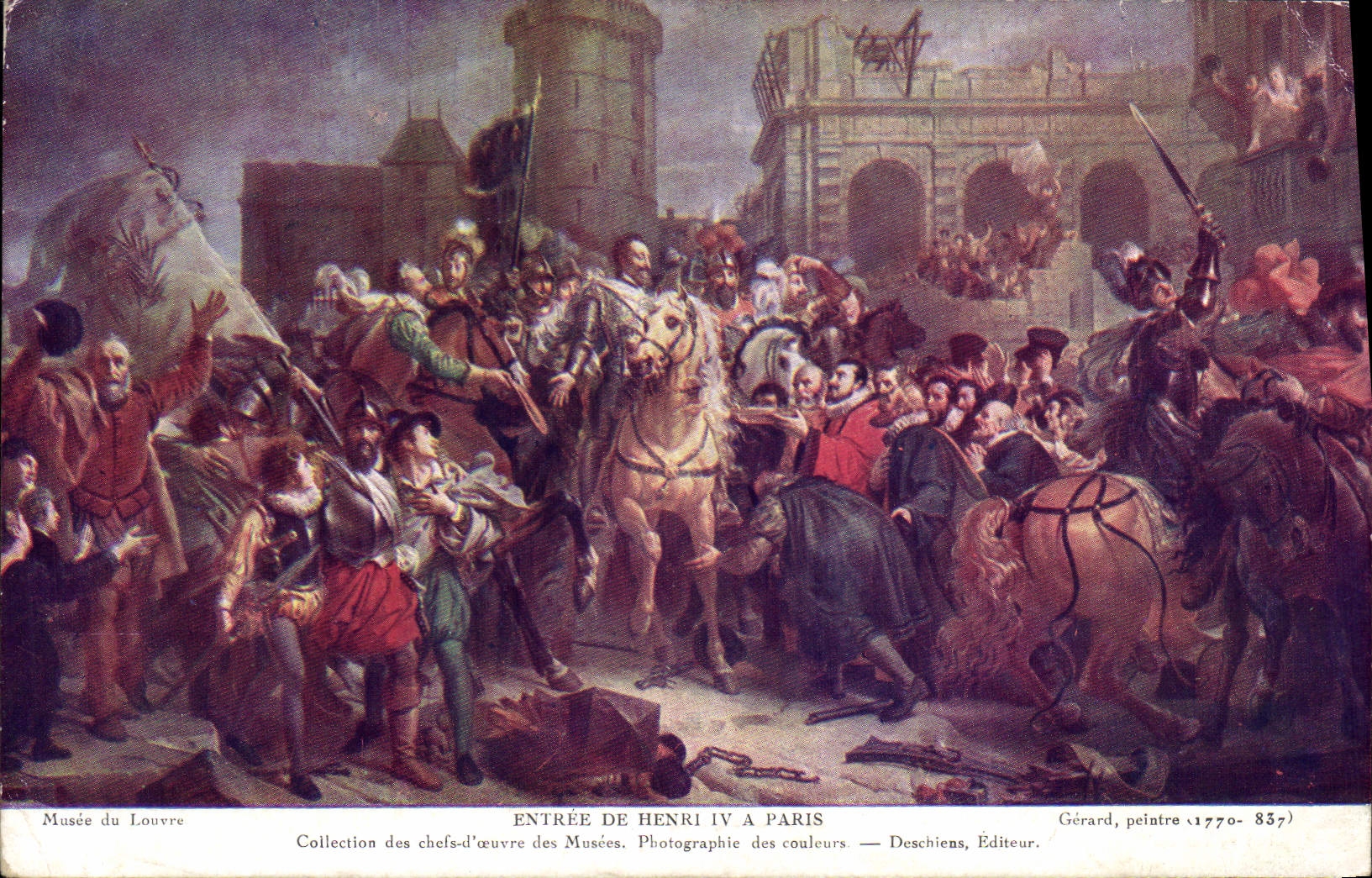 CPA Entree de Henri IV a Paris Paris Musee du Louvre 