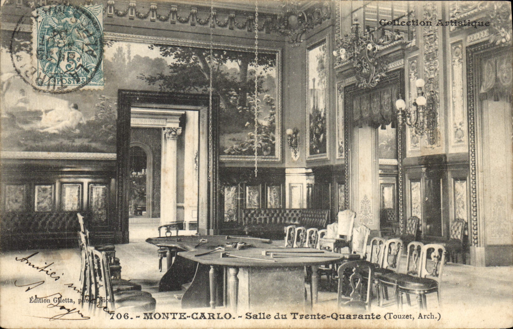 CPA Casino Monte Carlo Salle du Trente Quarante