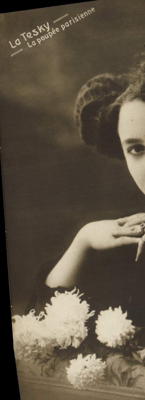 Postal el Tesky la muñeca parisiense