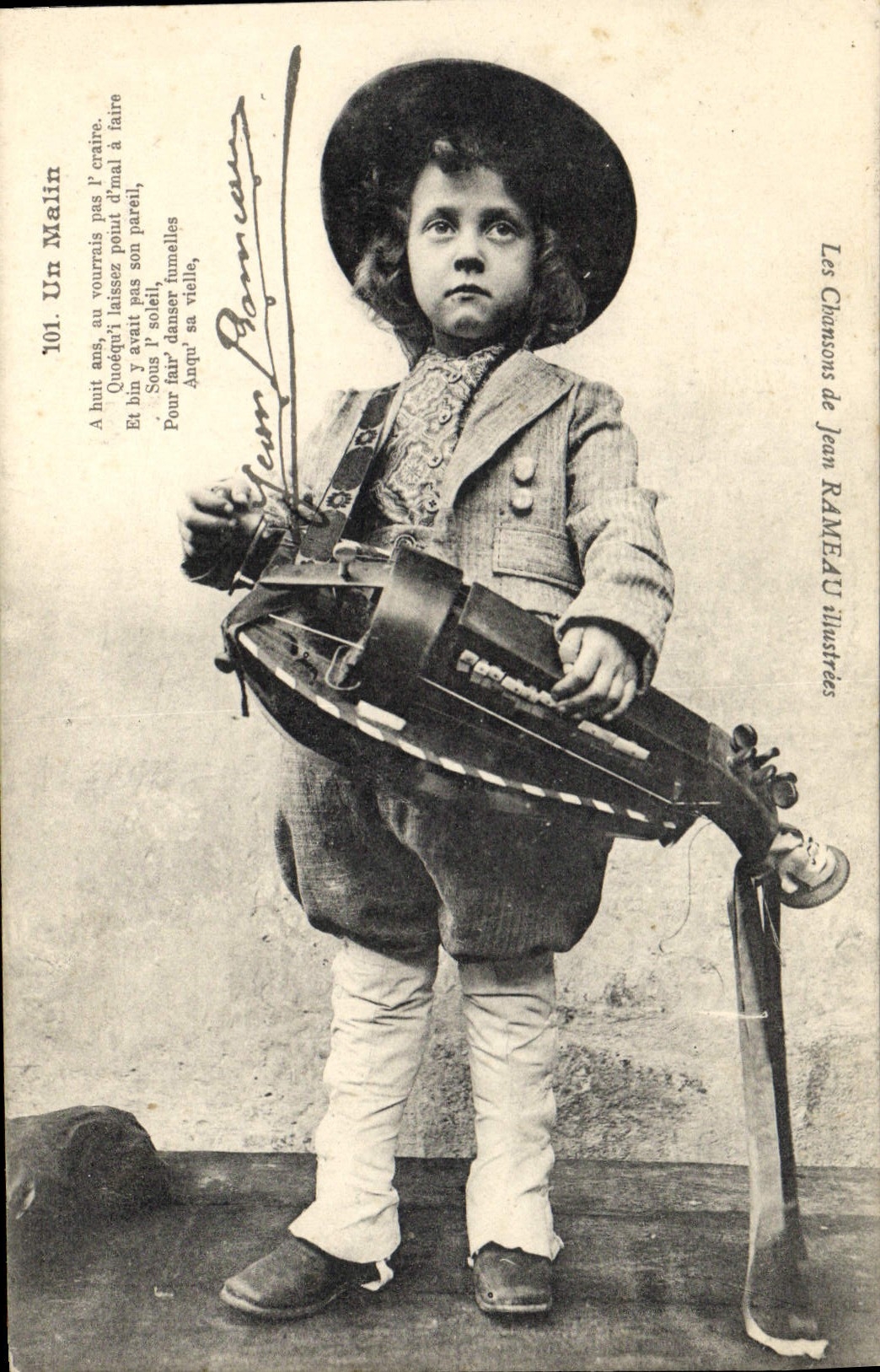 Vintage Postcard Folklore songs of illustrated Jean Branch malignant