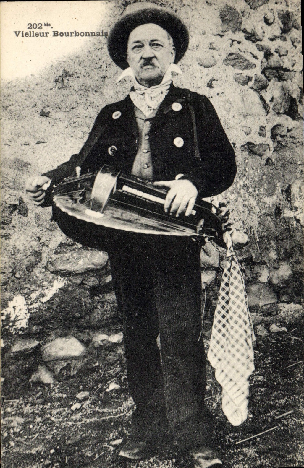 Vintage Postcard Folklore Old Bourbonnais