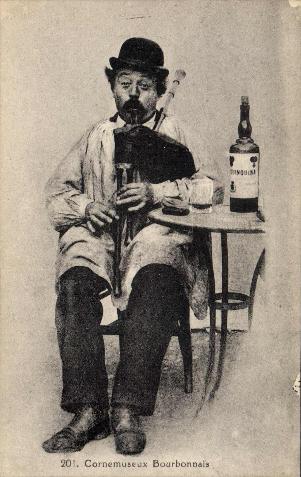 CPA Folklore Cornemuseux Bourbonnais