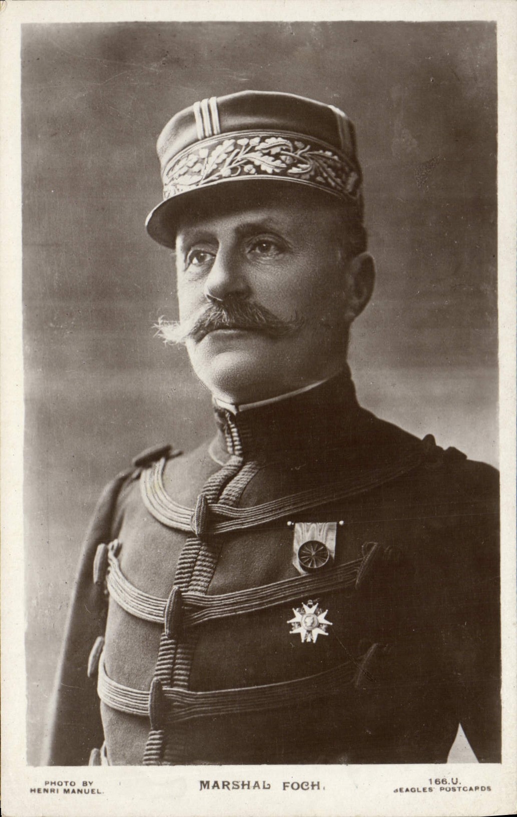 Vintage Postcard Militaria Marshall Foch