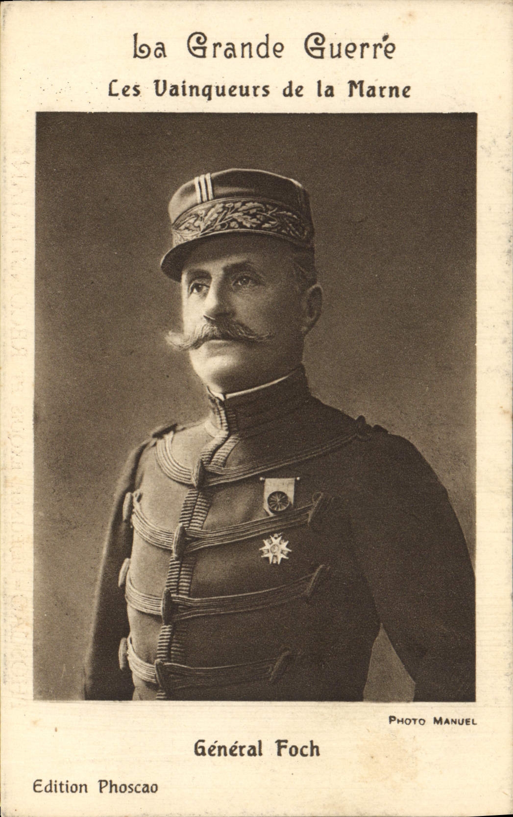 CPA Militaria General Foch Vainqueurs de la Marne
