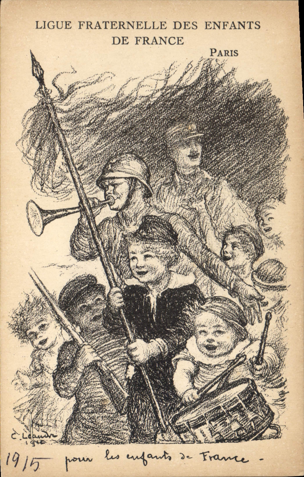 CPA Militaria Ligue fraternelle des enfants de France