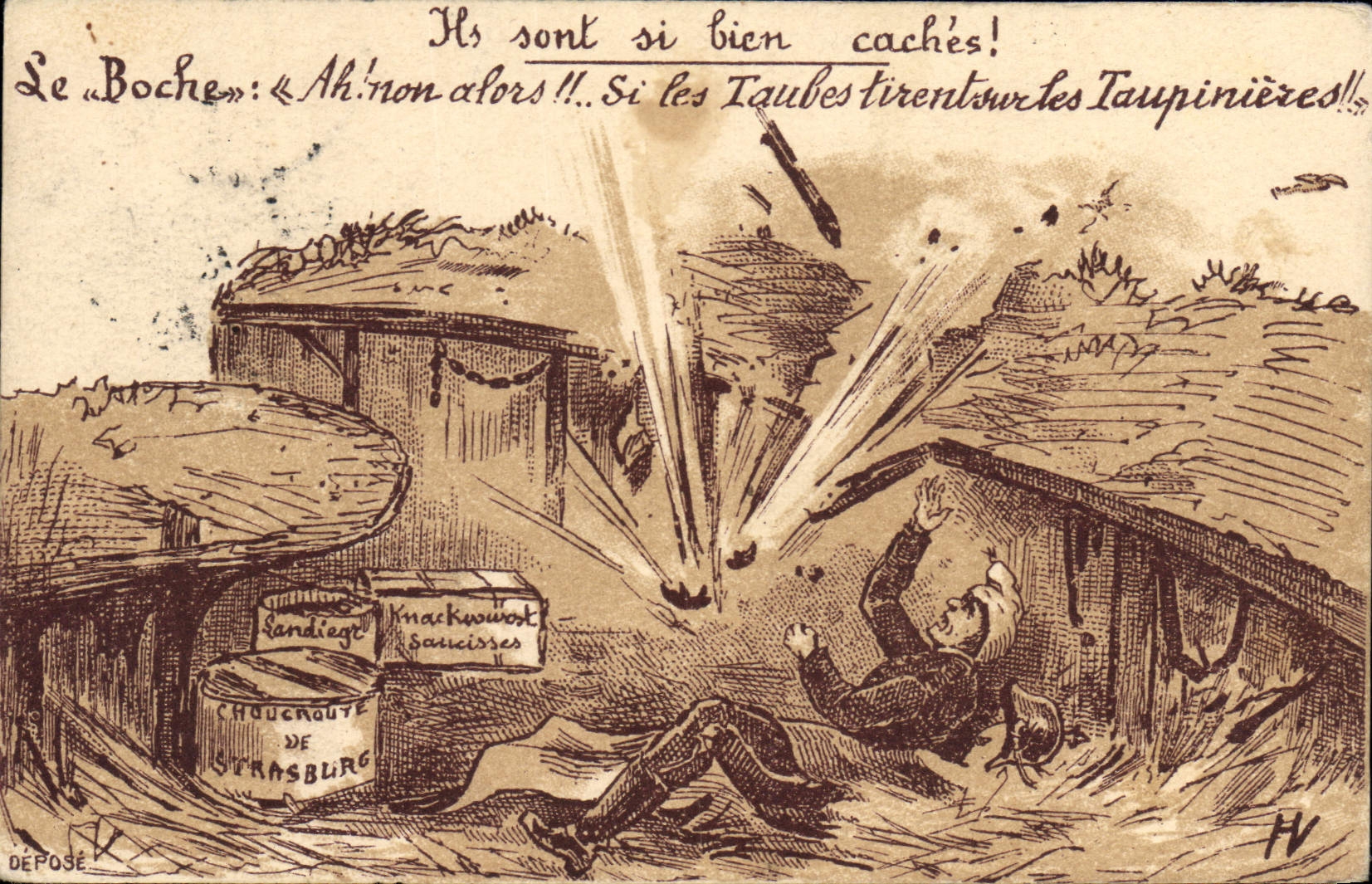 Distinct Vintage Postcards Militaria