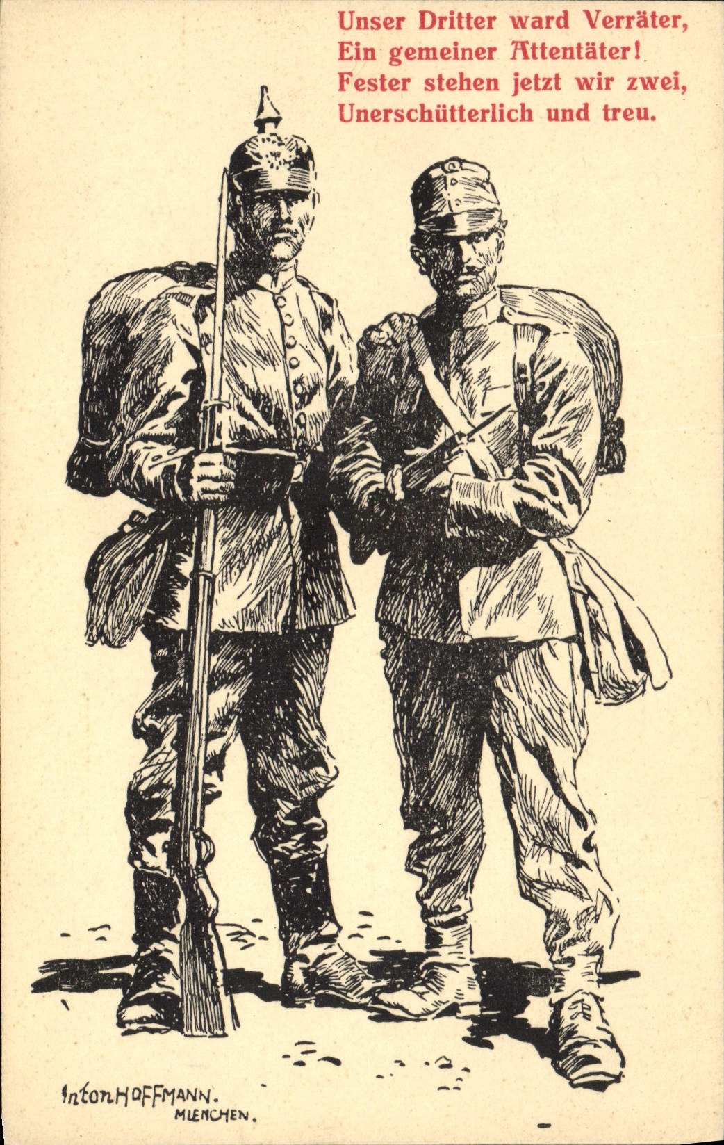 CPA Militaria Hoffmann