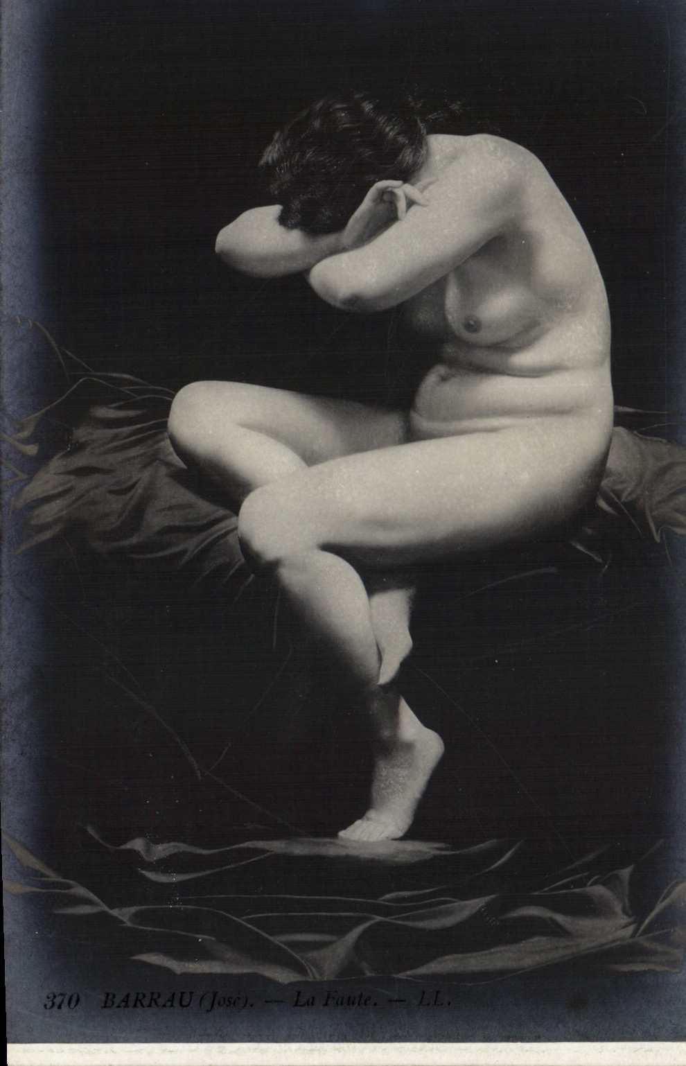 CPA Erotique Femme Barrau la faute 