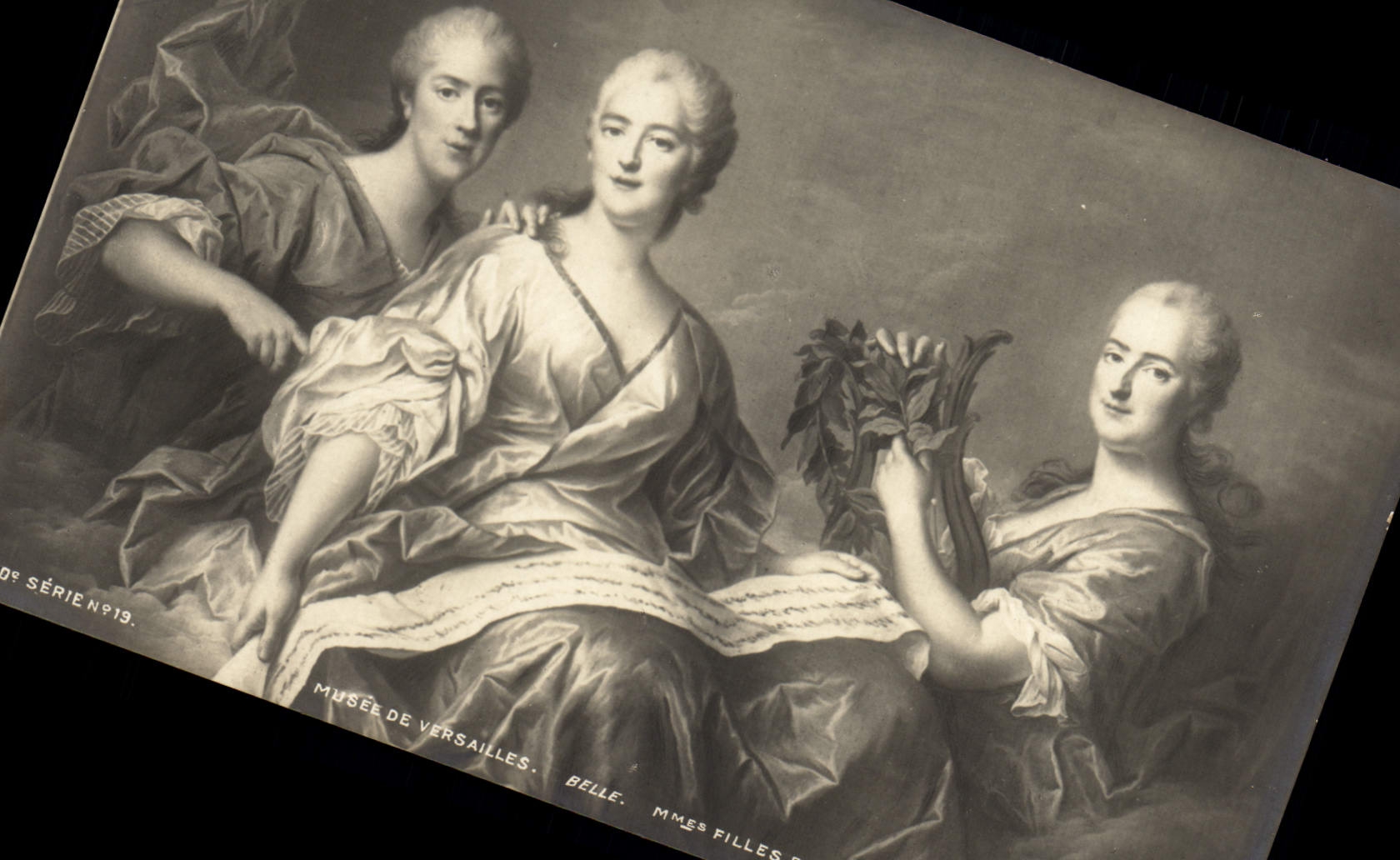 CPA Musee de Versailles Filles de Louis XV 