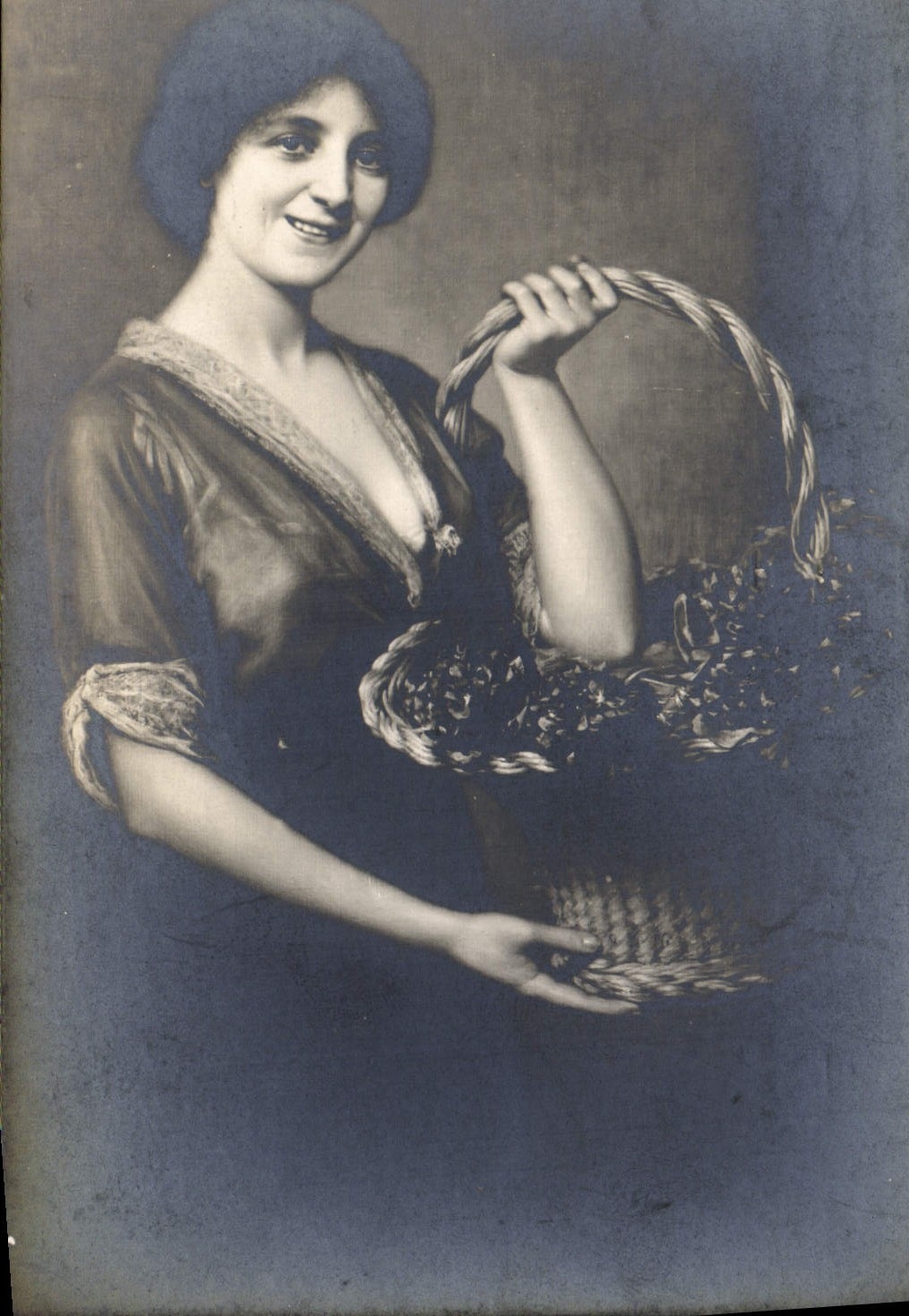 Vintage Postcard François Will avoid the florist