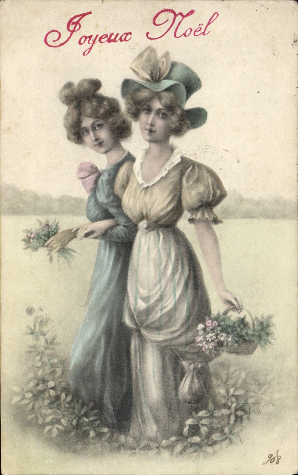 CPA Fantaisie Illustrateur Femmes