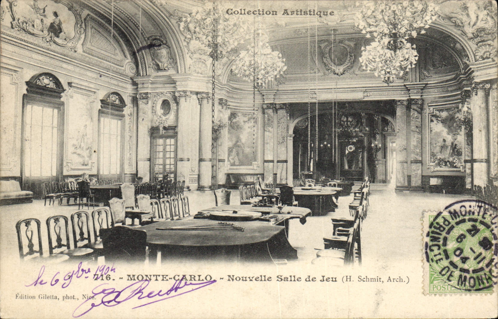CPA Casino de Monte Carlo Nouvelle salle de jeu