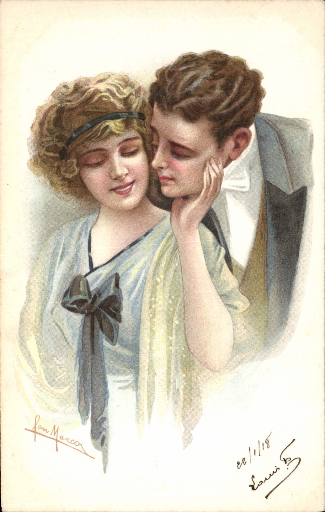 CPA Fantaisie Illustrateur Femme