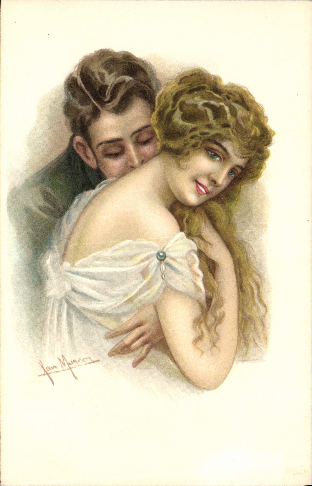 CPA Fantaisie Illustrateur Femme