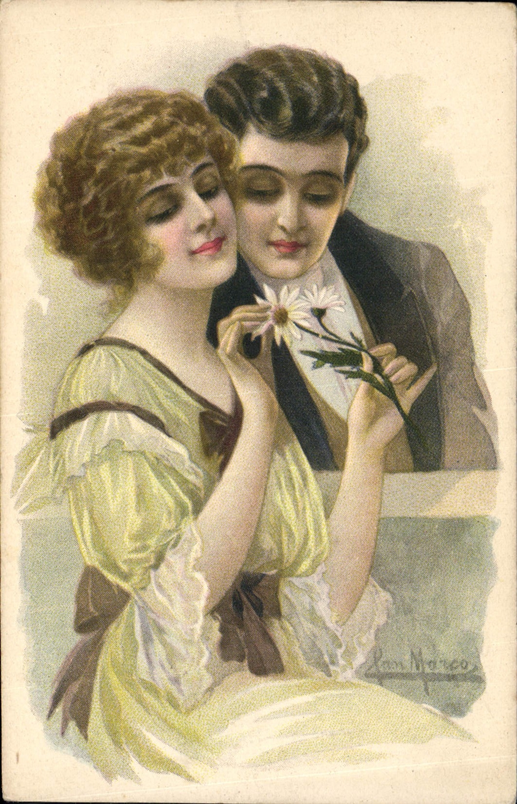 CPA Fantaisie Illustrateur Femme