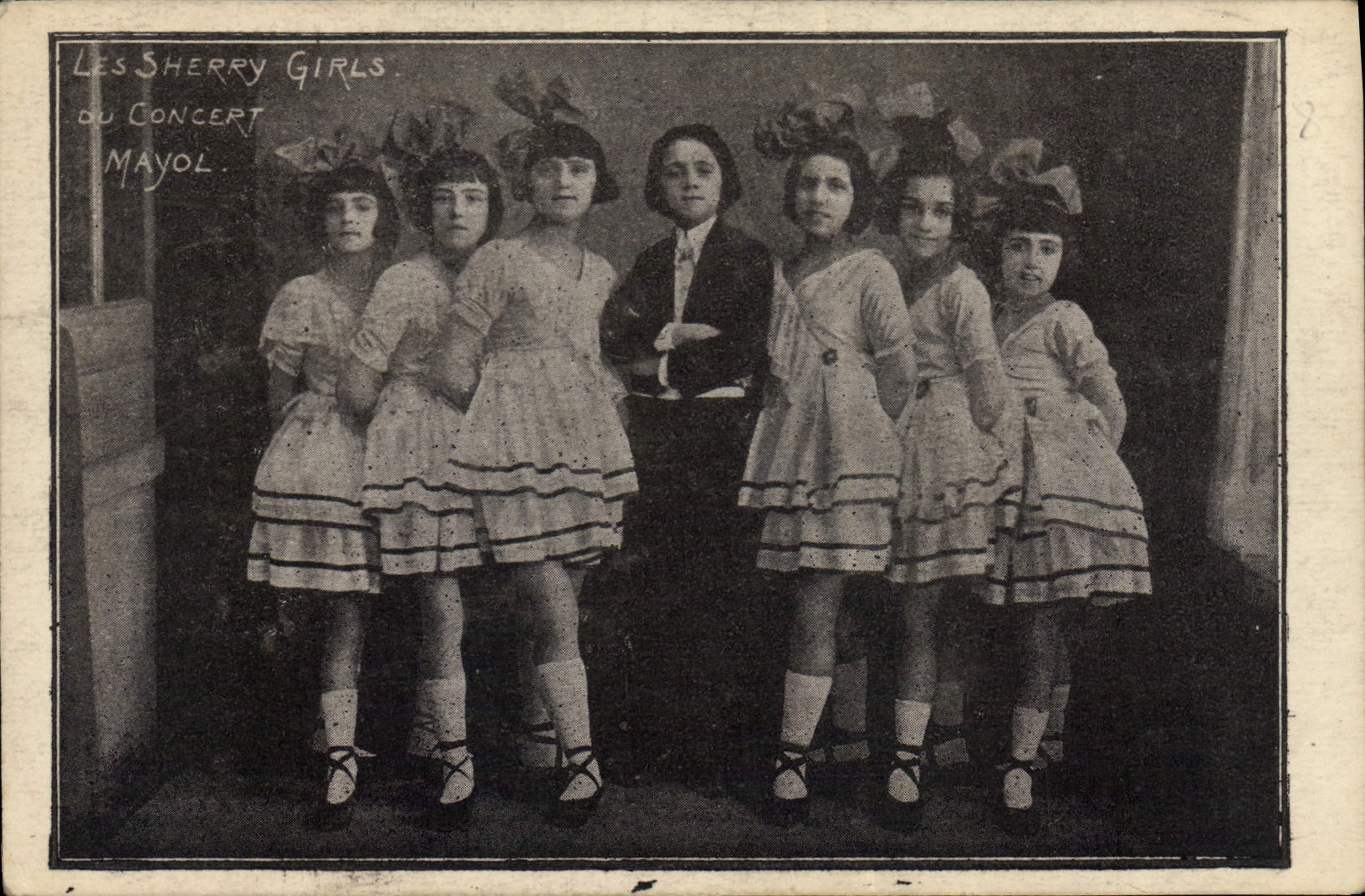 CPA Les Sherry Girls du concert Mayol 