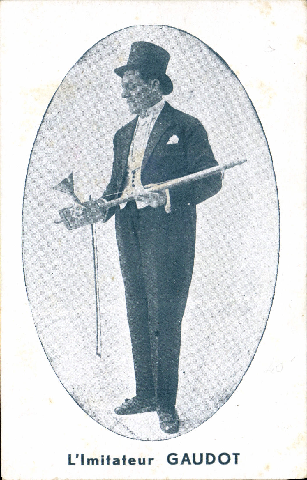 Vintage Postcard the Gaudot imitator