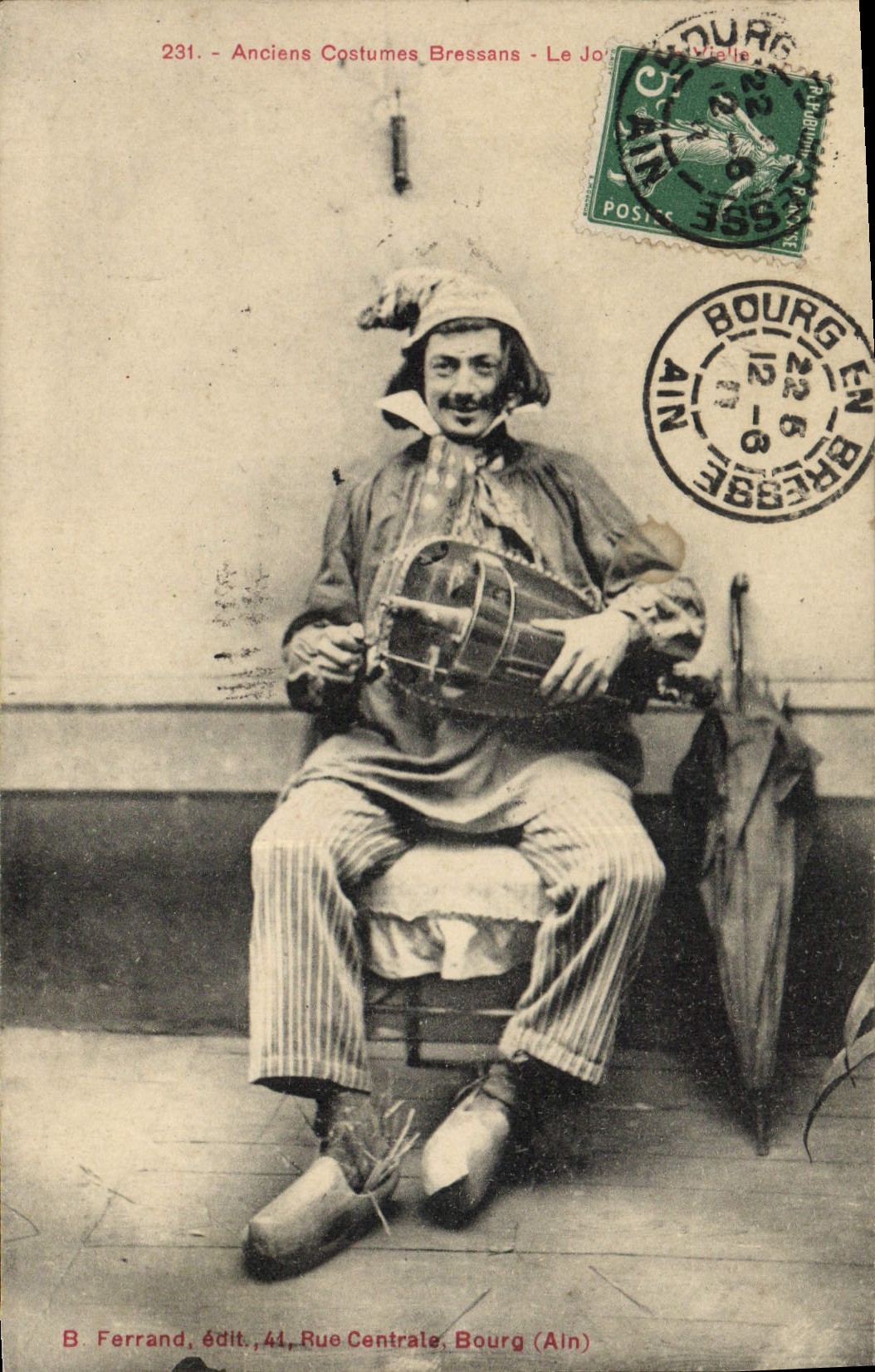 CPA Folklore Anciens costumes Bressans 