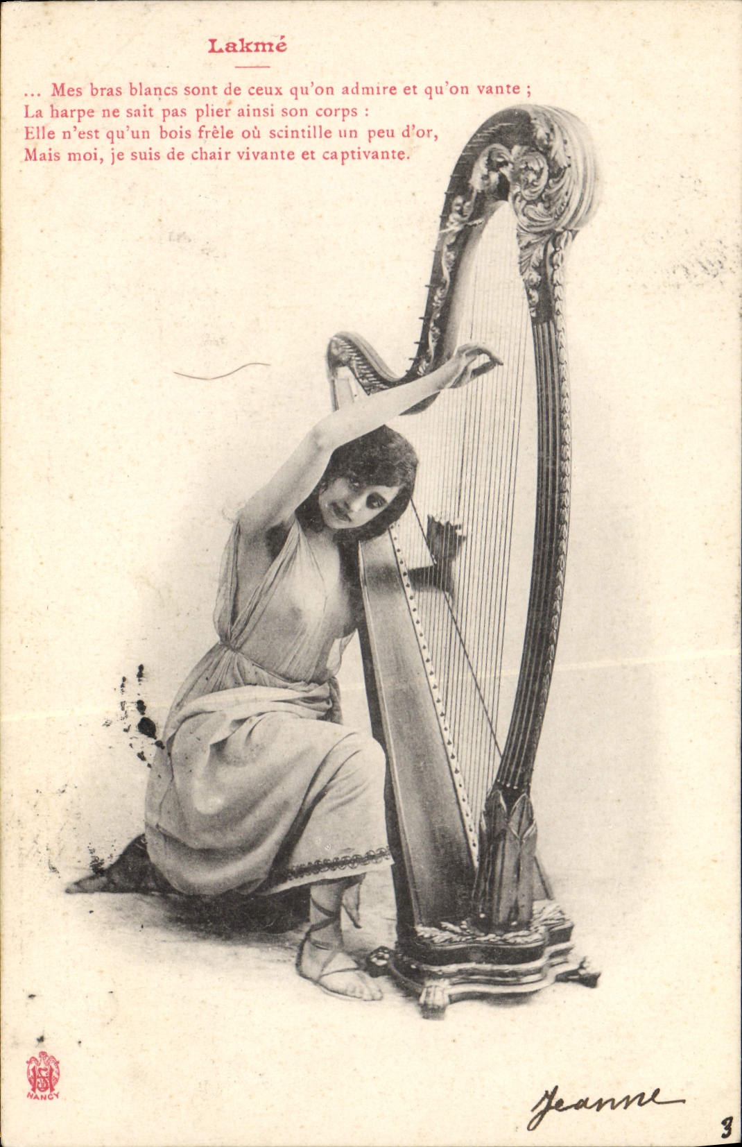 CPA Femme Lakme 